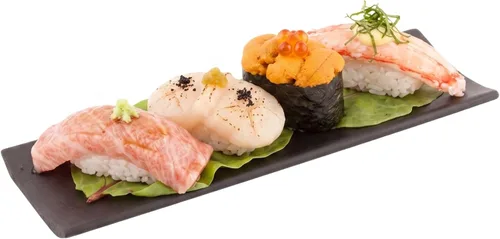Vista 6 de Restaurantware Platos de bambú de 7 x 2.25 pulgadas, 100 bandejas negras – bandejas rectangulares desechables de bambú negro para servir sushi