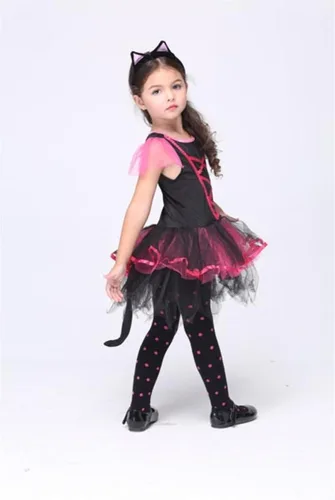 Vista 3 de jj-gogo bebé niña de disfraz de gato, Multicolor