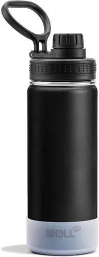 Vista 9 de Botella de agua de 12 oz para niños de acero inoxidable con aislamiento al vacío de boca ancha Botella de agua deportiva - Pequeña botella de agua