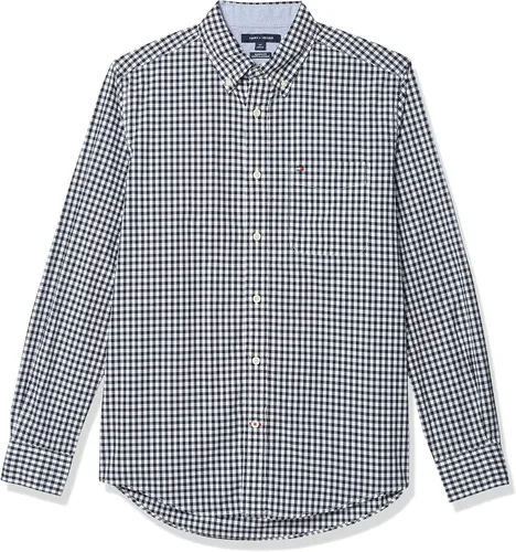 Vista 4 de Tommy Hilfiger Camisa casual de manga larga con botones para hombre en ajuste clásico