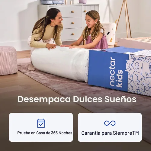 Vista 6 de Nectar Colchón de espuma viscoelástica individual de 8 pulgadas, diseño
