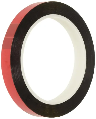 Vista 4 de Tapecase Metalized poliéster cinta de película (múltiples tamaños), Negro, 1