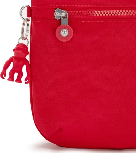 Vista 6 de Kipling Arto - Correa cruzada para mujer, correa de hombro ajustable, cierre de cremallera, Rojo (red rouge)