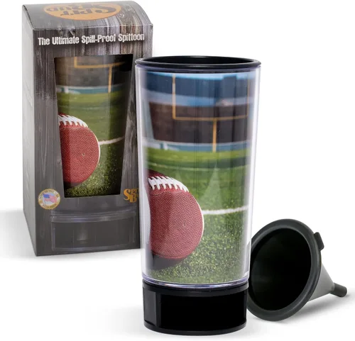 Vista 11 de Spit Bud Baseball #2 The Ultimate Spittoon para masticar – Taza portátil de inmersión y tabaco con tapa, pestaña pop, embudo a prueba de derrames
