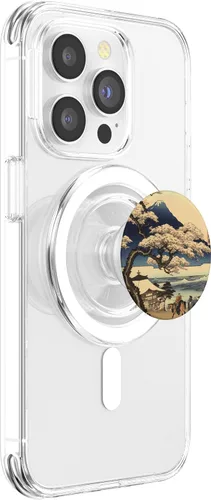 Vista 3 de Petals Powerlifts Sumo Renaissance Blossoming Artistic PopSockets MagSafe PopGrip for iPhone