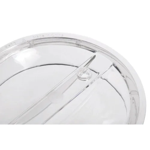 Vista 2 de Carlisle FoodService Products Elan - Tapa de jarra ventilada para jarra para cocinas, restaurantes y catering, plástico, 5.25 x 5.25 x 2 pulgadas