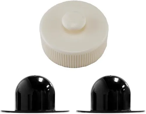 Vista 9 de Screw On Pool Drain Cap Replacement Part for Intex Above Ground Pools 42 Inch and Up, Compatible with Filter Pump Models 26165EH 26175EH 26301T