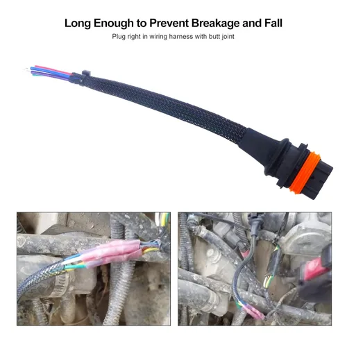 Vista 3 de YouVbeen 4 Pin T-Bap Temp Baro Sensor Cables Pigtail Arneses Kit de reparación para Polaris RZR Ranger Sportsman 700 750 800 EFI UTV ATV Reemplazar