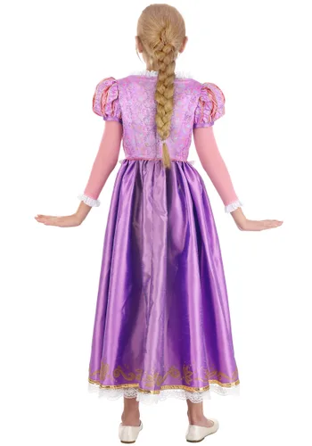 Vista 4 de Disfraz Premium de Rapunzel para Niñas Multicolor