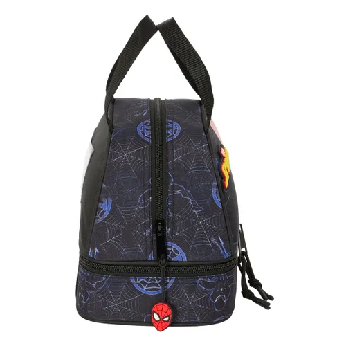 Vista 3 de Portameriendas Spider-Man Attack Negro 20 x 20 x 15 cm