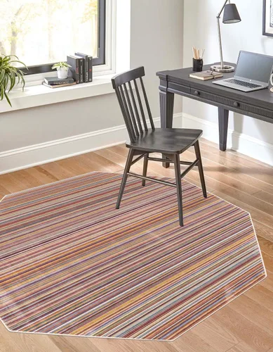Vista 9 de Unique Loom Deepa Collection - Alfombra estática (2 pies x 3 pies 1 pulgada, rectangular, multi/ gris)