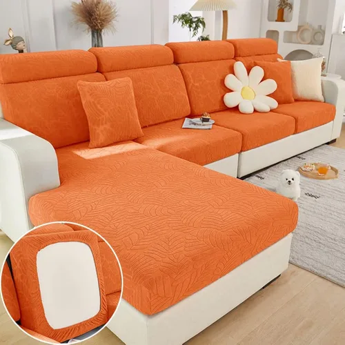 Vista 17 de Jonuiony Funda universal para sofá, funda de sofá resistente al desgaste, funda de sofá modular en forma de L, funda de diván separado para sofá