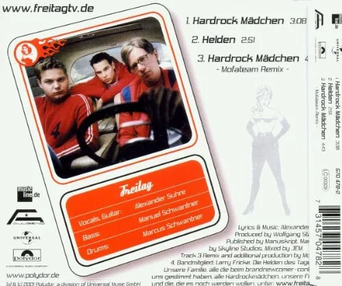Vista 2 de Hardrock Mädchen Single-CD