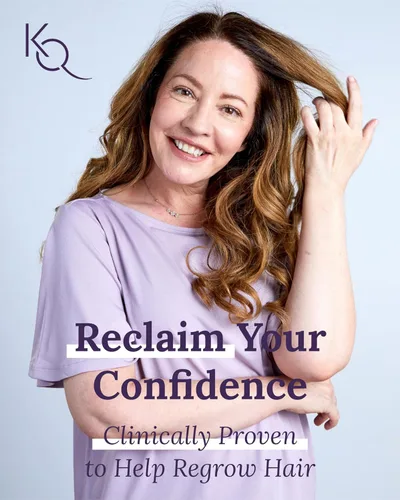 Vista 5 de Keranique Tratamiento para el crecimiento del cabello para mujeres, 2% de minoxidil para mujeres, crecimiento del cabello, fuerza y engrosamiento