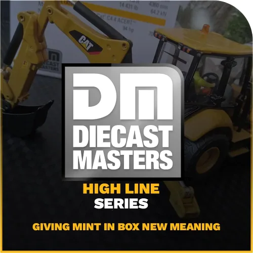 Vista 8 de Diecast Masters Caterpillar 420F2 It Retroexcavadora Cargadora Serie High Line Vehículo
