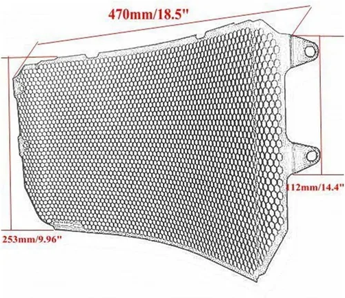 Vista 4 de Radiator Grille Guard Motorcycle Radiator Guard for Ya&maha MT-10 MT10 MT 10 FZ10 FZ 10 FZ-10 2016-2023 Grille Cooler Cooling Cover Grill Protection