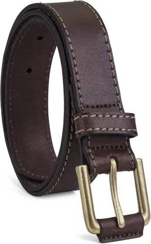 Vista 8 de Timberland Cinturón de cuero para niños Marrón