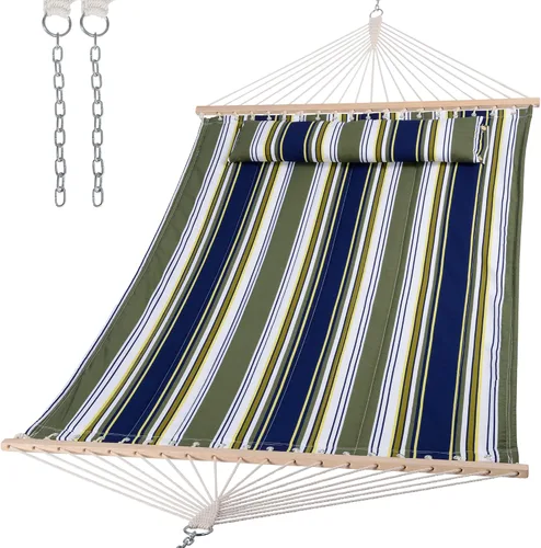 Vista 20 de SUNCREAT Hamaca de repuesto para soporte, capacidad de 475 libras, hamaca de patio trasero para dos personas para exterior, color beige