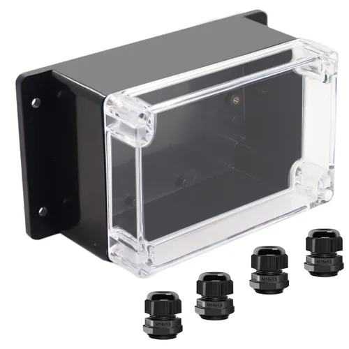 Vista 25 de Project Box IP65 Caja de Conexiones Impermeable de Plástico ABS Cajas Eléctricas Caja de Proyecto Electrónico DIY Carcasa de Alimentación con Oreja