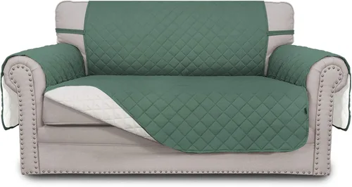 Vista 178 de Easy-Going - Funda reversible para sofá, resistente al agua, con varillas de espuma y correas elásticas, protector de muebles para mascotas y perros