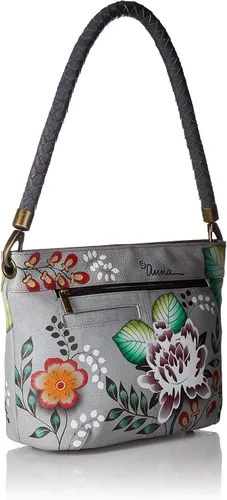 Vista 2 de Anna by Anuschka Hand Painted Leather Women's Shoulder Hobo