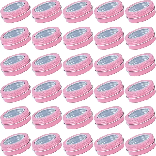 Vista 14 de Latas de aluminio mandarina de 1 oz (1 fl oz) con tapas y etiquetas