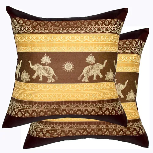 Vista 23 de Fundas de almohada decorativas de 16 x 16 pulgadas (15.7 x 15.7 in) con estampado de elefante y sol, funda de cojín para sofá, silla, cama, cierre