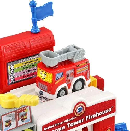 Vista 8 de VTech Go! Go! Smart Wheels Torre de Rescate Estación de Bomberos
