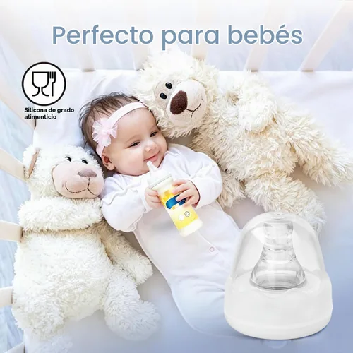 Vista 6 de 8 Packs Bottle Nipples Compatible with Similac/Enfamil (Slow Flow)