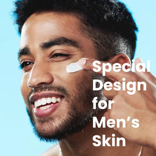 Vista 6 de Crema facial 6 en 1 para hombres: crema antienvejecimiento y arrugas para hombres con colágeno, ácido hialurónico, vitaminas E y B, manteca