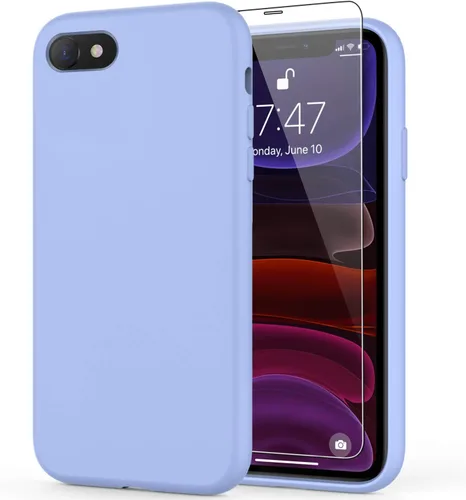 Vista 76 de bemal Funda para iPhone 14 Pro con protector de pantalla, silicona líquida de ajuste delgado, forro de microfibra suave, diseñada para mujeres