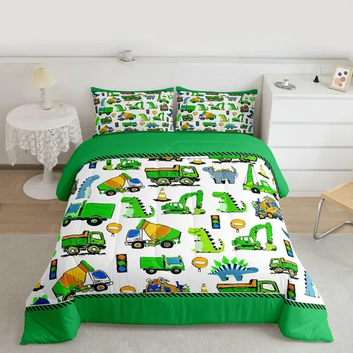 Vista 52 de Feelyou Juego de ropa de cama de sirena suave para niños y niñas, juego de edredón de escamas de peces oceánicos, tamaño individual, edredón