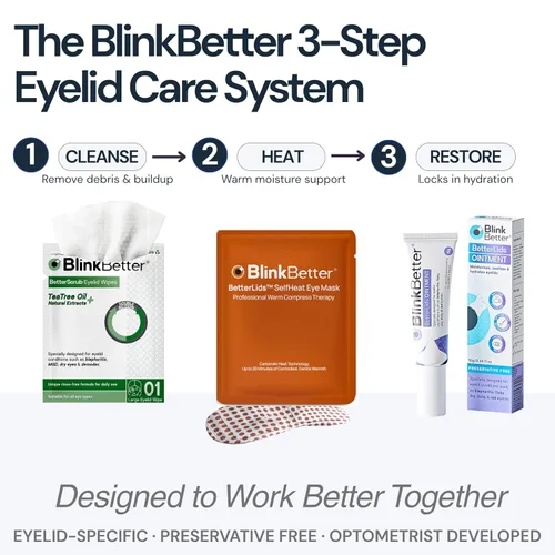 Vista 8 de BlinkBetter BetterLids Ungüento de párpados para párpados secos, con picazón y sensibles, complejo de avena profundamente hidratante con manteca