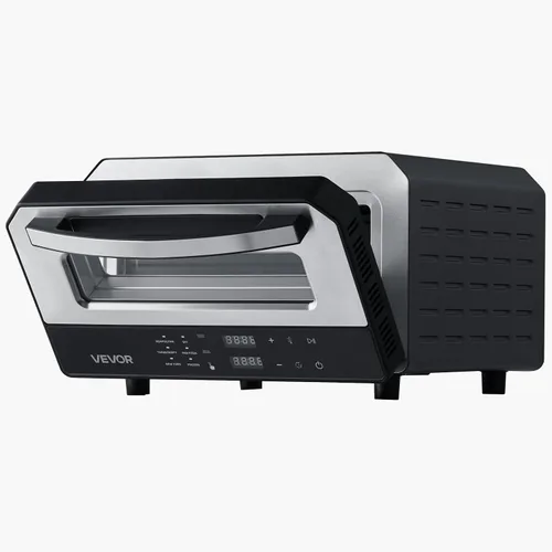 Vista 10 de Horno de pizza eléctrico VEVOR, Smart Pizzas Maker interior con 5 ajustes preestablecidos, horno de pizza de encimera de 12 pulgadas con pantalla
