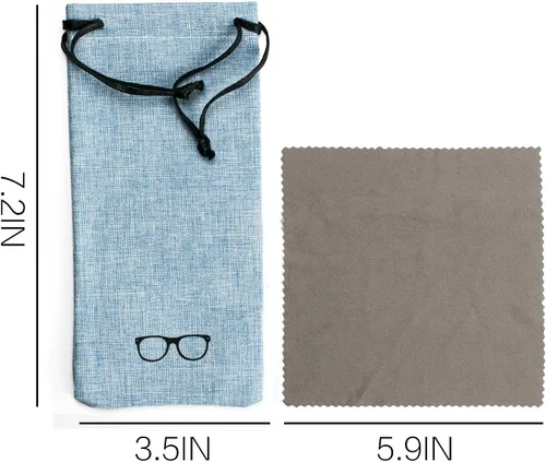 Vista 5 de Vemiss - Funda rígida para lentes de sol (lino)