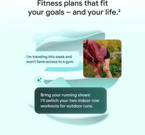 Vista 4 de Fitbit Google Air - Screenless Activity Tracker - Berry