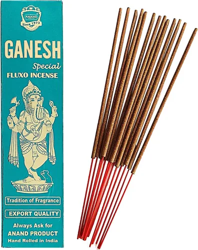 Vista 2 de Ganesh Special Fluxo Incense - 5 paquetes, 0.88 oz por paquete