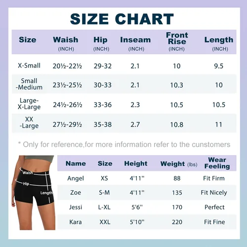 Vista 5 de 3 Pack Yoga Shorts - 3" Spandex High Waisted Volleyball Booty Shorts for Women Soft Tummy Control Dance Biker