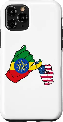 Vista 10 de iPhone 15 Parent and child Ethiopia USA family Case