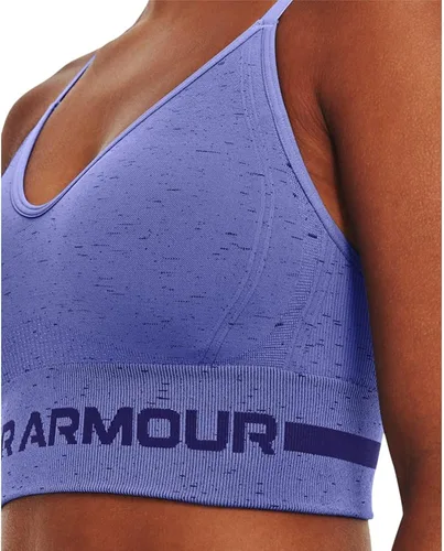 Vista 5 de Under Armour - Brasier largo y sin costuras de bajo impacto para mujer