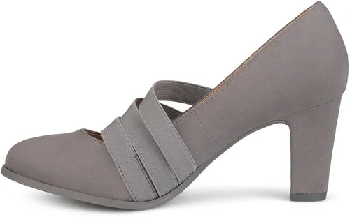Vista 5 de Journee Collection Tacones gruesos con correa elástica triple y suela cómoda