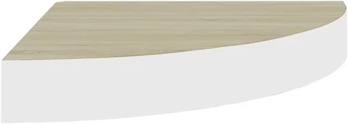 Vista 5 de Estantes esquineros de pared, estante de esquina de montaje en pared, estante de almacenamiento flotante para cocina, baño, sala de estar, estantes