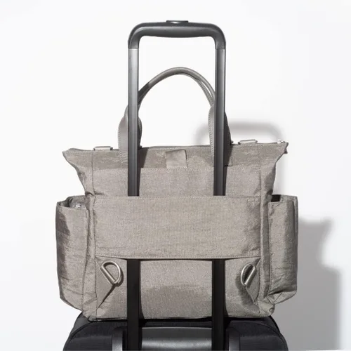 Vista 5 de Mochila convertible 3 en 1, Brillo de plata de ley., talla única