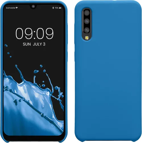 Vista 253 de kwmobile Funda Compatible con Samsung Galaxy A14 5G - Funda de teléfono de TPU y silicona con acabado suave - Verde Lima