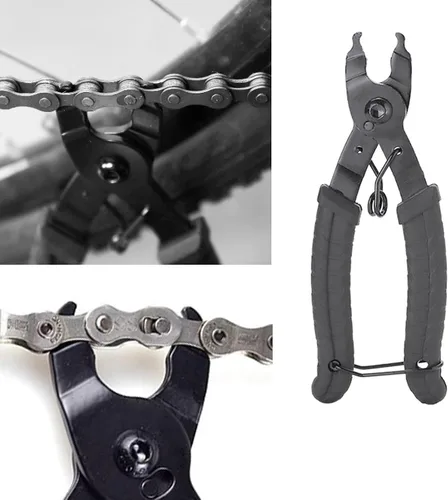 Vista 3 de Kit de herramientas de reparación y mantenimiento de cadena de bicicleta: alicates de eslabones de bicicleta + herramienta divisora de cadena +