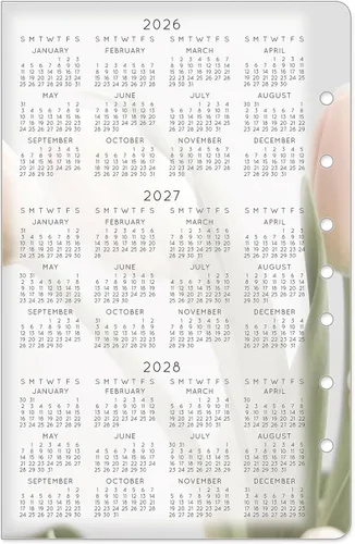 Vista 4 de FranklinCovey - Recambio de planificador Blooms Una página por día encuadernado en anillo (clásico, enero 2026 - diciembre 2026)