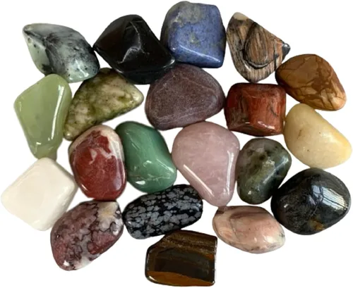 Vista 71 de GAF TREASURES Venta al por mayor piedra rodada, piedra preciosa pulida natural, rocas pulidas, cristales caídos, piedras para Wicca, Reiki, terapia