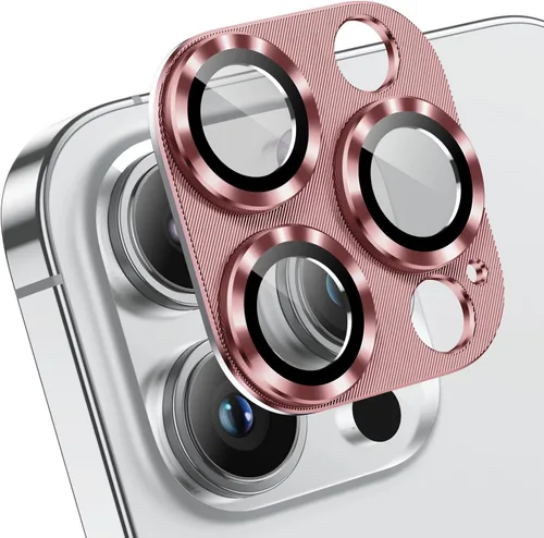Vista 16 de Korecase Paquete de 2 protectores de lente de cámara para iPhone 14 Pro Max/Pro, verde alpino Vidrio templado de metal, dureza 9H antiarañazos