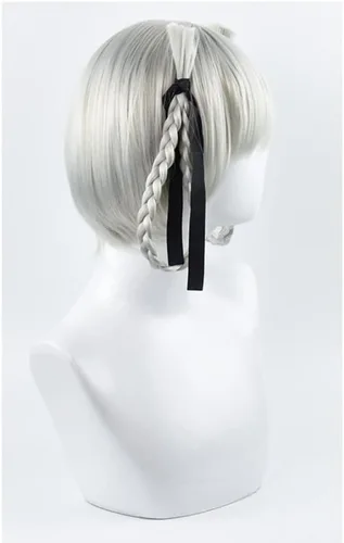 Vista 3 de Anime Kakegurui Compulsive Gambler Momobami Kirari wig Cosplay Costume Women Synthetic Hair Halloween Party Role Play wigs Coser Wig