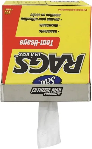 Vista 5 de Extreme Max 5001.6032 Rag in a Box Dispensador de Aluminio Estante Organizador de Almacenamiento para Remolque Cerrado de Carreras, Taller, Garaje